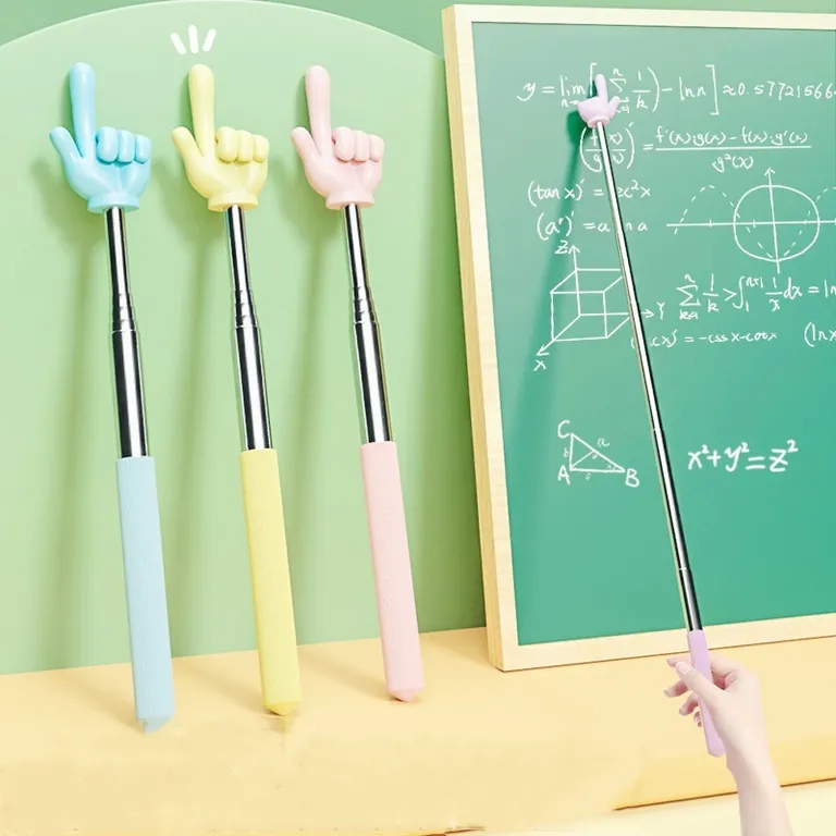 Bút viết bảng hình ngón tay dành cho giáo viên Đồ dùng dạy học tiếng Anh có thể gập lại và thu vào