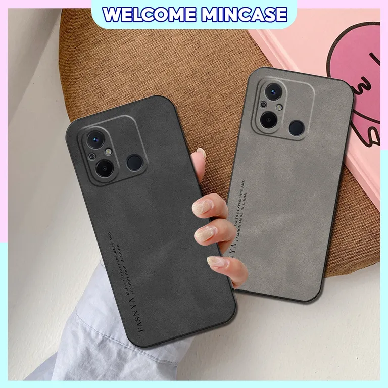 Ốp lưng Xiaomi Redmi 12C in hình Da 3D, basic, dẻo cạnh vuông giá rẻ