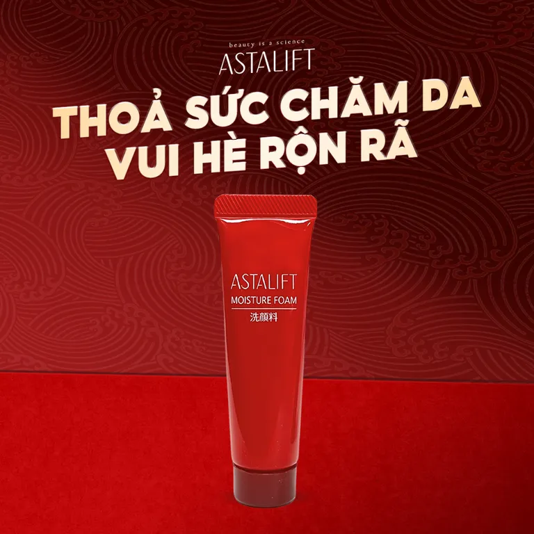 [GIFT] Sữa Rửa Mặt ASTALIFT Moisture Foam Giúp Làm Sạch, Dưỡng Ẩm Cho Da Tuýp 12g