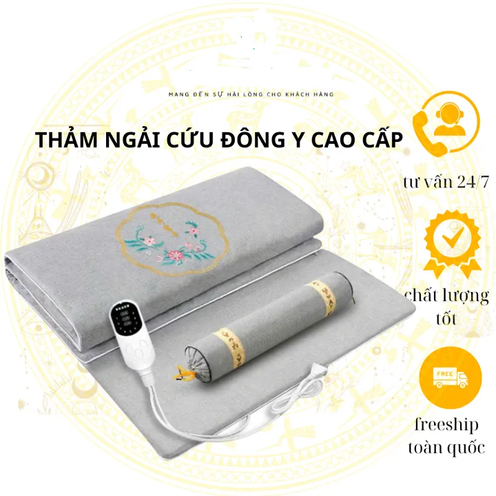 Tặng vận chuyển-Thảm ngải cứu đông y nội địa trung sưởi ấm giảm đau mỏi xương khớp hiệu quả-Giảm Mỏi Vai Gáy, Đau Lưng