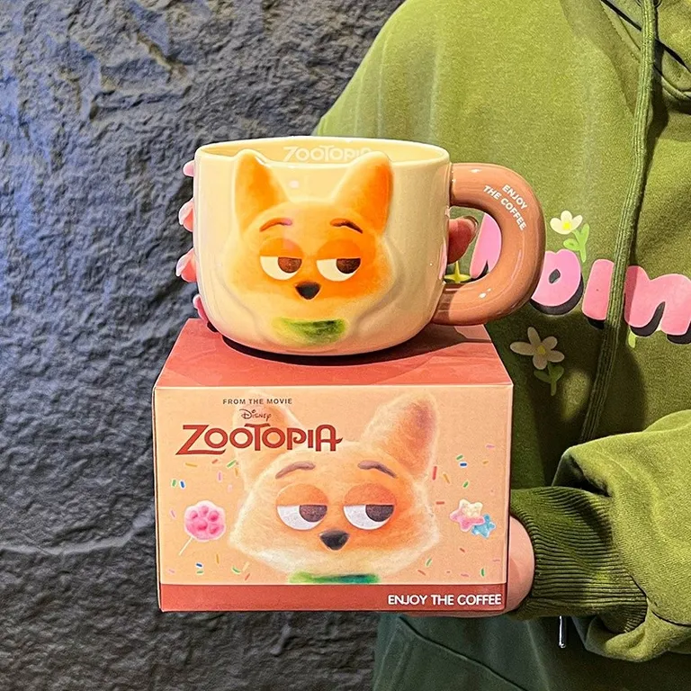 Crazy Animal City Nick phim hoạt hình gốm ngắn cốc nước cốc quà sinh nhật hộp quà hoạt hình quà tặng doanh nghiệp