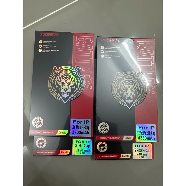 Pin Tiger cao cấp cho ip 6G/ 6S/ 6Plus/ 6S Plus/ 7G/ 7Plus/ 8G/ 8Plus/ X/ XS/ XR/ Xsmax/ 11/ 12/ 13/ 14/14 Promax