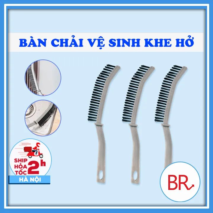 Bàn Chải Vệ Sinh Chậu Rửa Bát,Cọ Vệ Sinh Nhà Tắm Nhà Bếp Đa Năng-Bàn Chải Cọ Khe Rãnh, Ngóc Ngách Cán Dài Tiện Lợi 02274