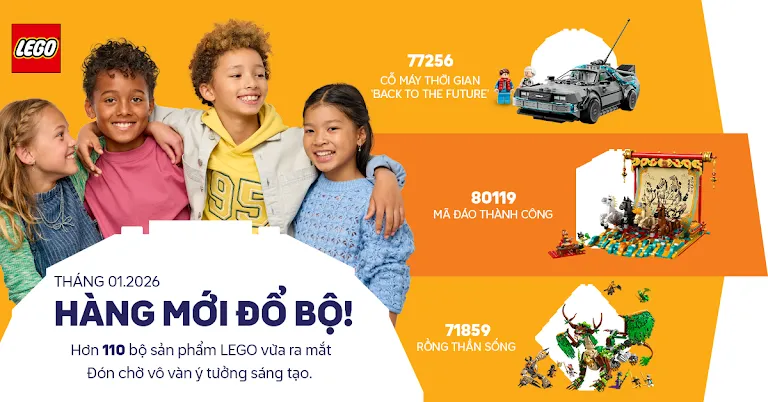 🧱🎉 Lego Tháng 01.2026 – Hàng MỚI ĐỔ BỘ! 🎉🧱