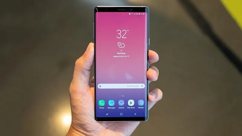 Chụp ảnh màn hình Samsung bằng phím vật lý khá đơn giản
