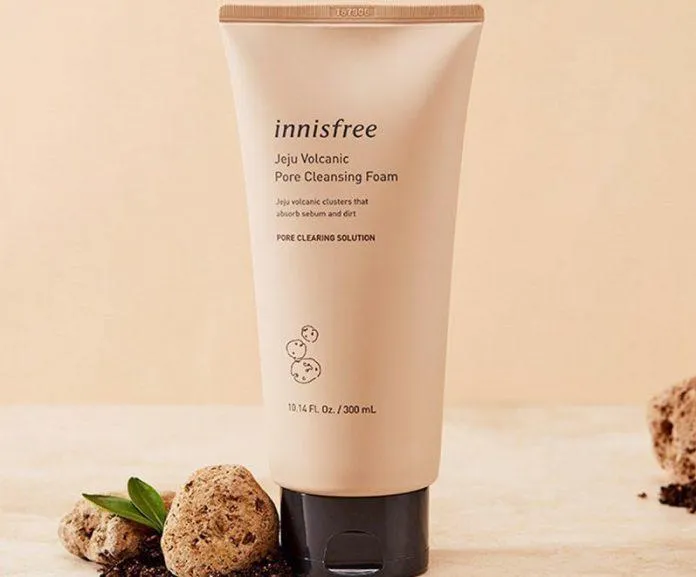 Sữa Rửa Mặt Innisfree Tro Núi Lửa Jeju Volcanic Pore Cleansing Foam