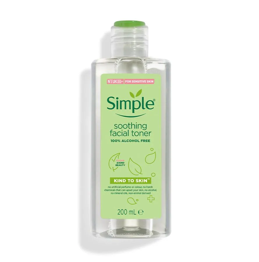 Nước Hoa Hồng không cồn Simple Kind To Skin Soothing Facial Toner