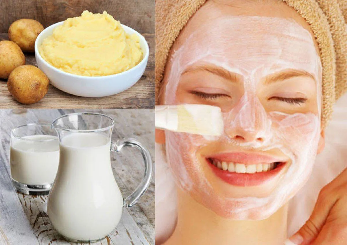 Mặt nạ khoai tây, sữa chua, mật ong