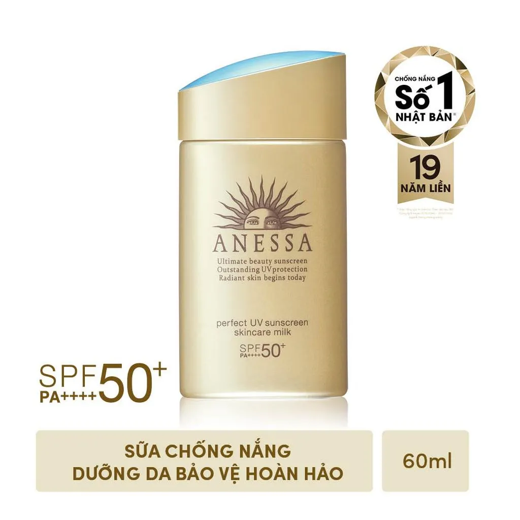 Kem chống nắng Anessa Perfect UV Skincare Milk SPF 50+ PA++++