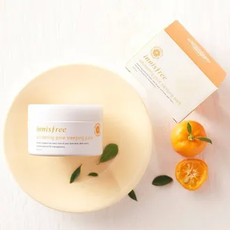 Review mặt nạ ngủ Innisfree Whitening Pore Sleeping Pack