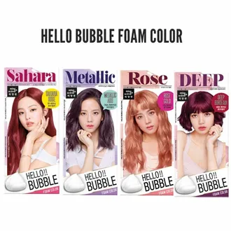 Review tất tần tật thuốc nhuộm tóc Hello Bubble chất lượng