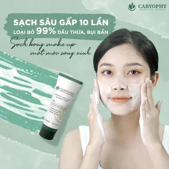 [Hot] Review tất tần tật sữa rửa mặt Caryophy dịu nhẹ làn da