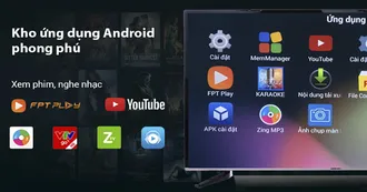 Hướng dẫn tải ứng dụng từ CH Play trên smart tivi Asanzo