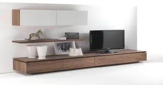 Bật mí những đặc điểm nổi trội của kệ tivi gỗ công nghiệp