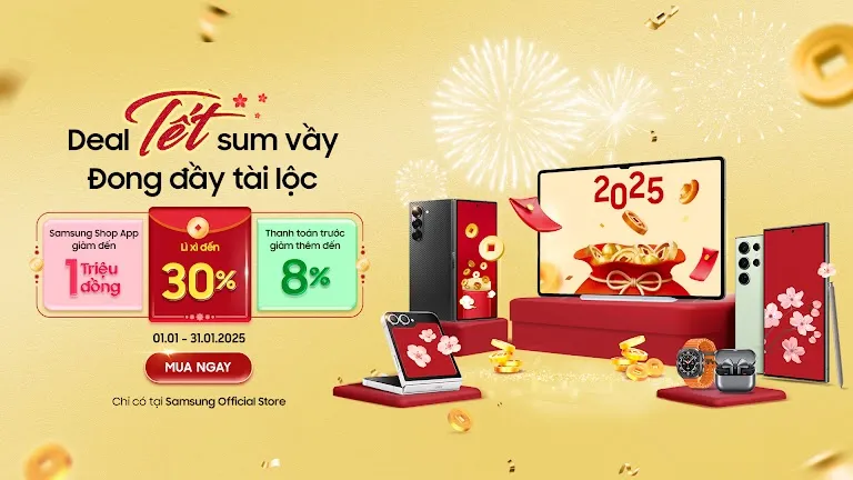 Rinh AI Đỉnh – ĐÓN TẾT LỚN Cùng Samsung