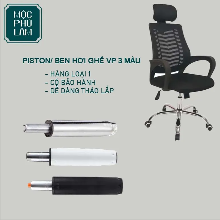 PISTON ghế - Ben hơi ghế xoay văn phòng Mộc Phú Lâm
