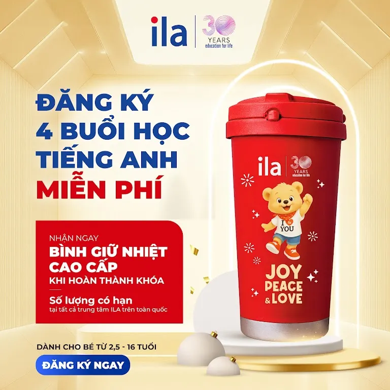 [Ila] BA MẸ ƠI! GHI Danh 4 Buổi HỌC Tiếng ANH Miễn PHÍ - BÉ Nhận QUÀ ĐỘC Quyền CỰC Xinh TỪ Ila!