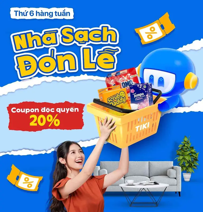 Tiki Siêu Hội Ngành Hàng – Đại siêu thị online, làm đẹp, mẹ & bé, yêu bếp, xả kho