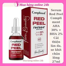 Serum Red Peel Compliment AHA 30% + BHA 2% Cải thiện làn da, se khít chân lông 27ml
