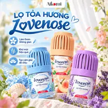 Combo 3 Lọ Sáp Thơm Phòng Lovenose 180ml Khử Mùi Thơm Lâu 30 Ngày Cho Phòng Ngủ Phòng Khách