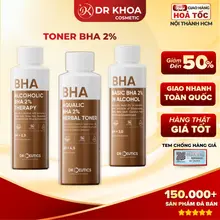 Toner DrCeutics BHA 2% Cho Da Dầu Mụn 100/200ml