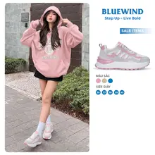 Giày Thể Thao Nữ BLUEWIND Giày Sneaker Năng Động, Màu Sắc Trẻ Trung 68862