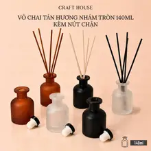 Vỏ Chai Thủy Tinh Khuếch Tán Tinh Dầu Thơm – Dùng Khuếch Tán Hương & Trang Trí – Craft House