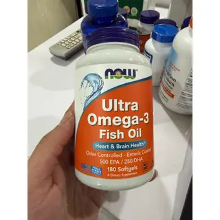 Viên Dầu cá Now Ultra Omega-3 hỗ trợ sức khỏe tim mạch,thị lực và não bộ
