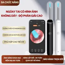 Dụng Cụ Lấy Ráy Tai Có Camera Nội Soi Độ Phân Giải Cao Phù Hợp Cho Trẻ Em Tương Thích Android & iOS Giảm Giá Có Hạn Nâng