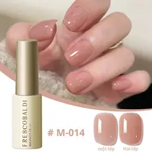 FRECOBALDI 6ml Sơn móng tay thạch hồng nude trà sữa mới phù hợp cho tiệm làm móng và DIY