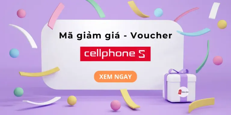 [CellphoneS] Voucher Cuối Tuần 20–22/03 – Giảm Đến 1 Triệu Cho iPhone, Laptop, Tai Nghe & Gia Dụng