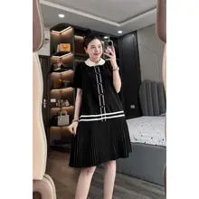 [ BEST SELLER ] (40kg_100kg) Váy bầu công sở ANAN thiết kế thanh lịch chuẩn theo fom dáng mẹ bầu, vải mát thấm mồ hôi