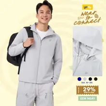 Áo Khoác Gió Nam YODY Phối Dây Dệt Cản Gió Cản Bụi MCWC26S001