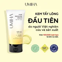 Kem tẩy lông Cúc La Mã UMIHA dành cho da nhạy cảm (65g) - Tẩy lông chân, tay, tẩy lông nách, tẩy lông vùng kín, bikini