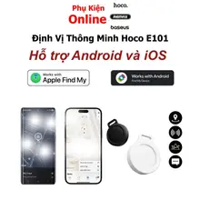 Định vị Hoco E101 dùng cho máy Android và OS, giúp tìm các thiết bị dễ dàng, nhỏ gọn