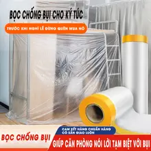 Bọc chống bụi gia đình chống bụi nội thất tủ quần áo bảo vệ ghế sofa màng bảo vệ dùng một lần Màng bọc kí túc xá