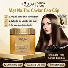 Kem ủ tóc TODDA Caviar nuôi dưỡng và phục hồi tóc hư tổn Mặt nạ ủ tóc, bảo vệ tóc và giữ màu giúp tóc mềm mại và mượt mà