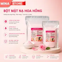 Bột Dẻo Mặt Nạ Hoa Hồng Collagen Cánh Hoa Hồng , Mặt Nạ Đắp Mặt Nạ Trắng Da Mịn Da Gói 500g, 1000g