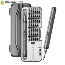 Bộ công cụ sửa chữa điện ILLUSION LIMIT Bộ tuốc nơ vít không dây nguồn chính xác cho PC, Điện thoại, Laptop