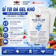 Combo 10 Túi Đá Gel Khô 550ml Giữ Lạnh 8–12 Tiếng, Tái Sử Dụng Nhiều Lần, Dùng Cho Thực Phẩm, Y Tế,.
