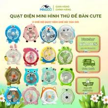 Quạt Để Bàn Mini hình thú dễ thương 🎁FREESHIP🎁 để bàn văn phòng hoặc bàn học cực mát