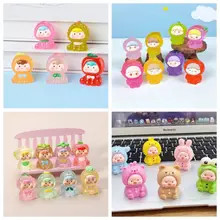 Set 5 Túi Mù Mô Hình Moi Trái Cây trang trí bàn học Qùa Tặng Sinh Nhật DIY (Đã Đóng Trong Túi Mù)