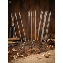 DỤNG CỤ XIÊN CÁ , ẾCH , NƯỚNG THỊT GÀ , VỊT , HẢI SẢN ( CHẤT LIỆU INOX 4li ) LOẠI GẮN GEN 8 ( VẶN ỐC 8 )