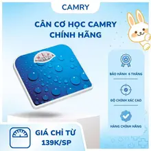 Cân Cơ Học, Cân Sức Khỏe CHÍNH HÃNG CAMRY BR2015, Sai Số Nhỏ, Bảo Hành 6 Tháng