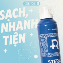 Nước muối vệ sinh lỗ xỏ khuyên tai COCKSTOCK xịt vô trùng chăm sóc lỗ xỏ Recovery Purified Spray