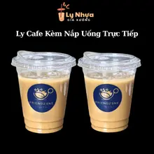 Set 50 Ly Nhựa PP Đậy Nắp Uống Trực Tiếp Trong Suốt Đủ Size 360ml, 500ml, 700ml, Nhận In Logo