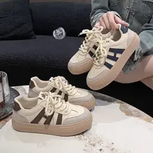 Giày Thể Thao Nữ Hi - Giày Sneaker Nữ Hi 3 Sọc Thời Trang - Giày Hi QCCC Full Box