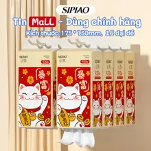 [Stock up] Khăn giấy vệ sinh Sipiao siêu mềm và chắc chắn 5ply (1388-16)