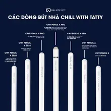 [Hỗ trợ hoả tốc] Bút cảm ứng CHILL WITH TATTY tổng hợp cho các dòng máy tính bảng i.o.s, điện thoại và androi