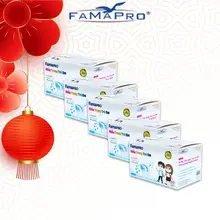 [COMBO 5 HỘP] MAX KIDS Khẩu trang y tế trẻ em 3 lớp Famapro hộp 50 cái( bé 18 -30kg)